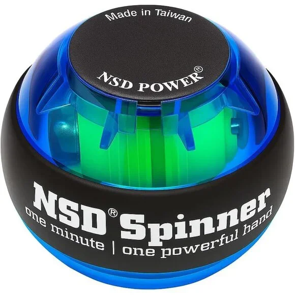 Essential Crystal Spinner Gyro Ball | Grip Strengthener for Forearms, Wrist & Ha - Picture 1 of 9